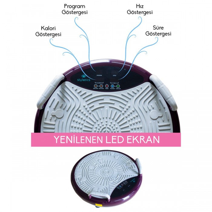 Styletics Classic Titreşimli Spor Aleti (Bordo)