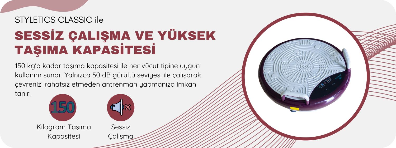 Styletics Classic sessiz çalışma ve 150 kg taşıma kapasitesi
